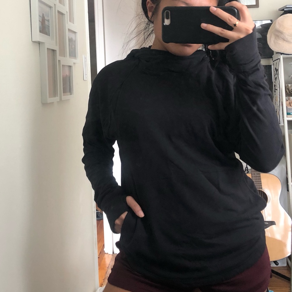 Lululemon Athletica Black Hoodie Size 6